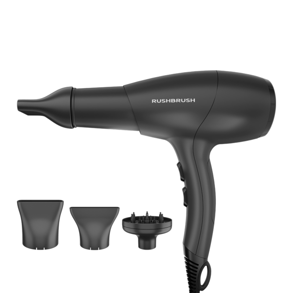 Rush Brush D3 Pro Hair Dryer, 2300 Watt - Black - Image 5