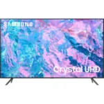 سامسونج شاشة 55 بوصة سمارت LED، دقة 4K UHD، بريسيفر داخلي - 55CU7000