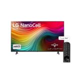 شاشة ال جي 65 بوصة سمارت NanoCell - بدقة 4K UHD - بريسيفر داخلي - 65NANO80T6A