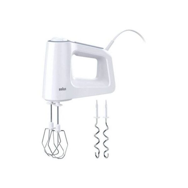 Braun MultiMix 3 Hand Mixer, 450W, White - HM3000