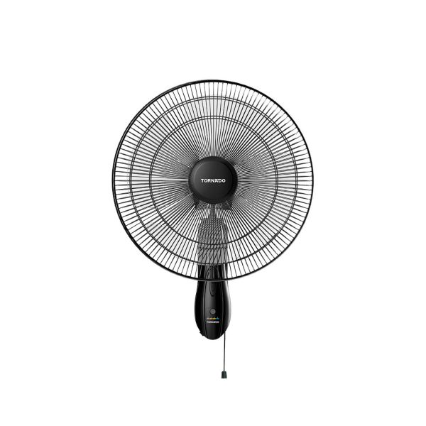 0301040 Tornado 16 Inch 4 Blade Wall Fan Black TWF-16 - Image 1