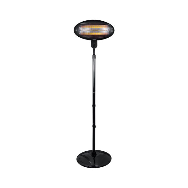 0301062 Tornado Halogen Stand Heater 2000 Watt Black THH-2000S - Image 1