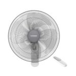 Tornado 16 Inch Wall Fan with 4 Blades and Remote Control, White TWF-30