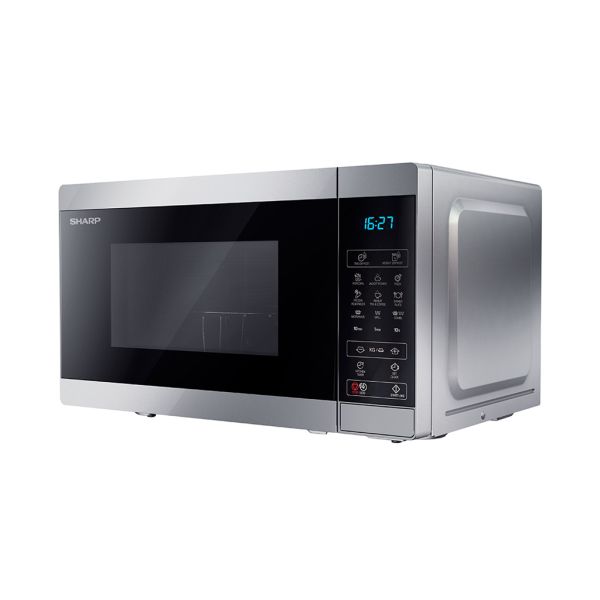 03011074 ميكروويف شارب شواية 25 لتر 900 وات 8 قوائم سيلفر R-250MGR-SL2 - الصورة 1