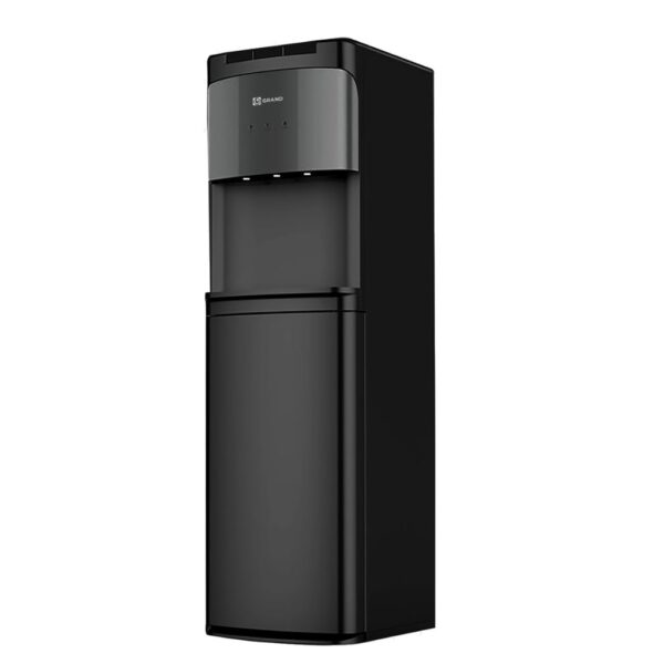 Grand Water Cooler with Refrigerator, Hot, Warm & Cold, 3 Taps, Black - F-320-B
