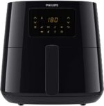 Philips Essential XL Air Fryer, 6.2L, 2000W, Black - HD9270/90