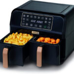 Kenwood Digital Dual Air Fryer XXXL Black - 4 Litres - 1700 Watts HFP70.000Bk