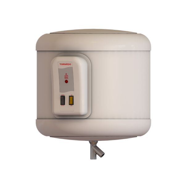 0306020 Tornado Electric Water Heater 35 Liters with LED Light, Off White EHA-35TSM-F - Image 1
