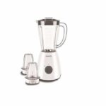 Kenwood Blender with 2 Mills, 400 Watts, 2 Speeds + Pulse, White - BLP10.C0WH