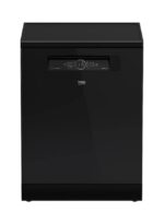 Beko Dishwasher 60 cm 15 Place Settings 6 Programs Inverter Glass 15 kg - Black - BDFN36531GB