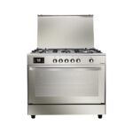 Fresh Hammer Hydraulic Gas Cooker, Reflective Glass, 90 x 60 - 5 Burners, Stainless Steel 500016947