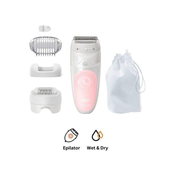 Braun SES5-620 Leg-épil 5 Wet & Dry Epilator, White