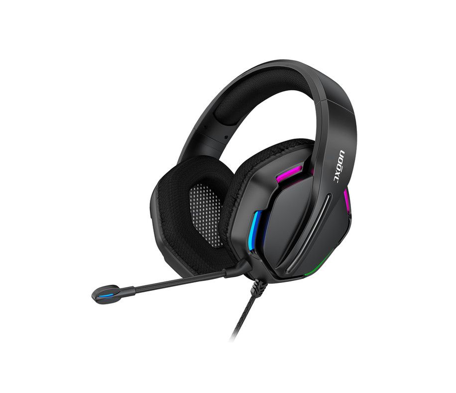 0806001 AXGON AX2GHE1 Ergo Lighted Gaming Headset with Noise Cancelling Microphone - Image 1