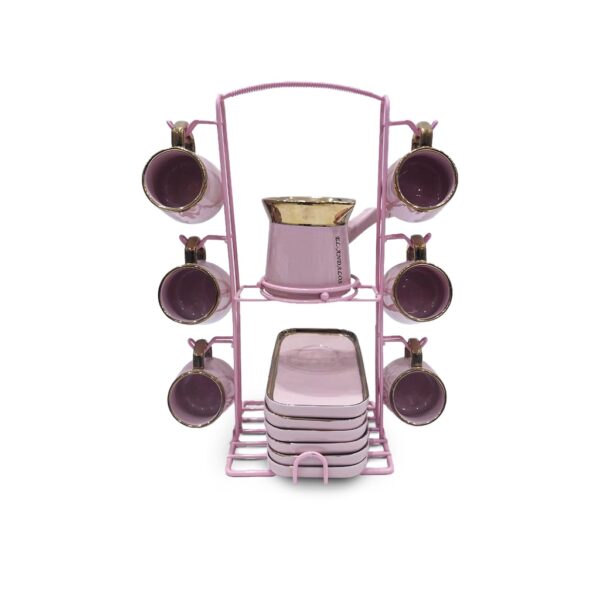 Andalus 13-piece marble coffee set