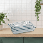 Simax 3-Piece Rectangular Thermal Tray Set