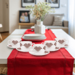 Luminarc Emirati Essence Arcopal Alishba Cup and Saucer Set - Q5487