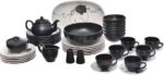 Oxford 45-Piece Black Dinner Set AKOX19820