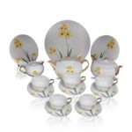 اكسفورد طقم شاي 24 قطعه ورد اصفر - MY01-YELLOW