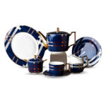 اكسفورد طقم شاي 24 قطعه بيربري  - PRB004