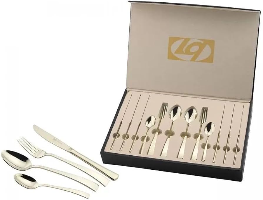 1101316 24-Piece Titanium Champagne Fork and Spoon Set - DA141C023-TCM - Image 1