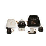 Oxford White & Black Tea Set 25 ct SC22-4-H2