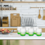 Luminarc France Troubadour Vert 6-cup set, 27 cm, L9789