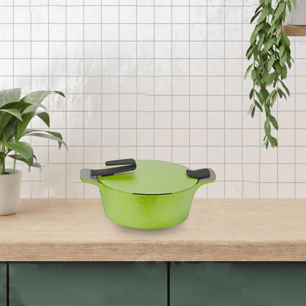 Pyrex Granite Deep Casserole 24 cm Artisan Green - 6223004509896