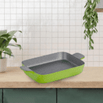 Pyrex 31cm Rectangular Granite Oven Tray, Artisan Green - 6223004509926