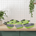 Pyrex Granite Set 12 Pieces (20-24-28) Artisan Green - 6223004509629