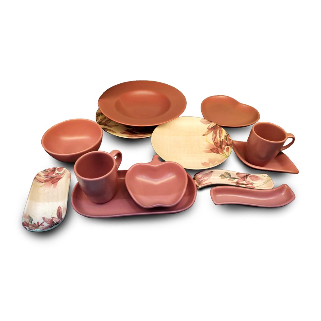 1101499 Oxford 39-Piece Dinner Set Pink AKOX-21072 - Image 1