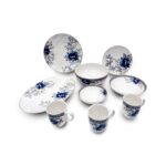 32-piece porcelain dinner set, Blue Flower 104632BLUEFLOW6