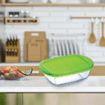 Pyrex Square Casserole with Handles 25cm with Lid 2.20L