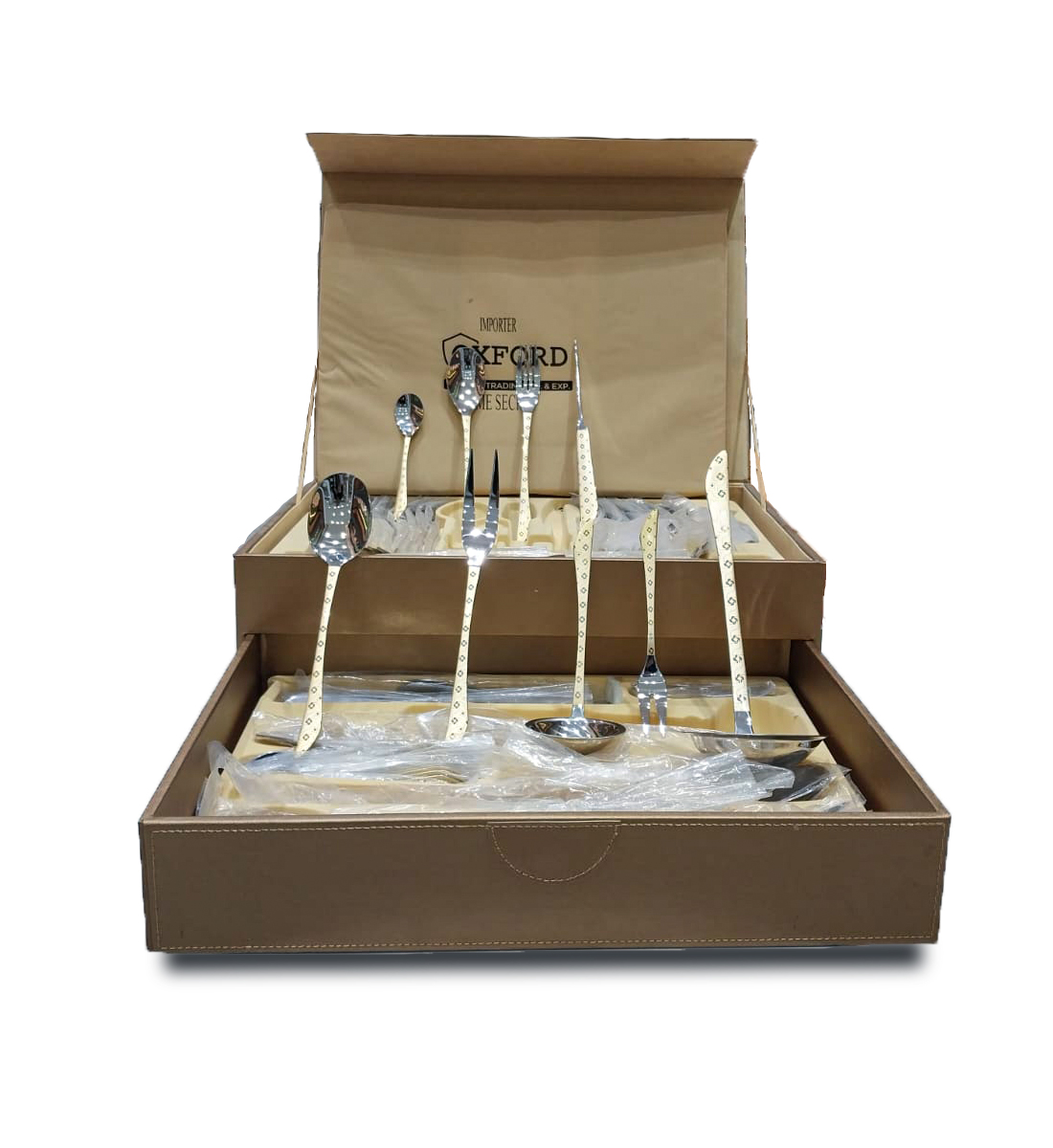 20 اكسفورد طقم شوك وملاعق 86 قطعه MD-27GM - الصورة 1