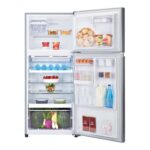 ⁦توشيبا ثلاجة انفرتر نوفروست 359 لتر سيلفر GR-EF46Z-FS⁩ - الصورة ⁦2⁩