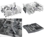 Beko Dishwasher 60 cm 15 Place Settings 6 Programs Inverter Glass 15 kg - Black - BDFN36531GB - Image 2