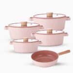 Neoflam Vika 11-Piece Cookware Set – Pink