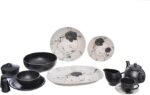 Oxford 45-Piece Black Dinner Set AKOX19820 - Image 2