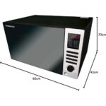 Tornado Microwave - 25L - 900W - with Grill - 10 Menus - Black MOM-C25BBE-BK - Image 3