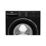 ⁦بيكو غسالة ملابس اوتوماتيك تحميل امامي، 9 كجم، موتور انفرتر، اسود - B3WFU50940BCI⁩ - الصورة ⁦4⁩