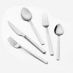 ⁦طقم شوك وملاعق 24 قطعه شكل بيضه تركي من اكسفورد  PIRLANTA⁩ - الصورة ⁦2⁩