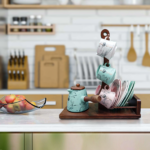 Andalus Coffee Set on Stand C2210 COF167 Multicolor