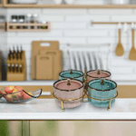 الاندلس طقم مقسمه 4قطع رقم82  SHI203 متعددة الالوان