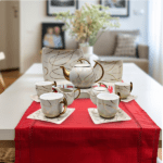 الاندلس طقم شاي 25قطعه مربع شجرة TJ001-D