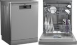 Beko Dishwasher, 14 Place Settings, Silver - BDFN15421S - Image 5