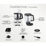 Moulinex Double Force Food Processor - 1000 Watt, 27 Functions - FP823125 - Image 5