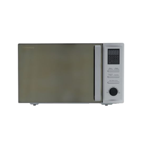 tornado_digital_microwave_with_grill_36_liter_silver_-_mom-c36bbe-s_1_ ميكروويف تورنيدو شواية 36 لتر 1000 وات 8 قوائم سيلفر MOM-C36BBE-S - الصورة 1