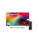 LG 50 Inch 4K UHD Smart NanoCell TV, with Built in Receiver - 50NANO80T6A
