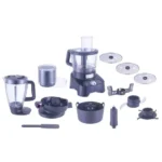 Moulinex Double Force Food Processor, 34 Functions, 1000 Watt, Black - FP824825