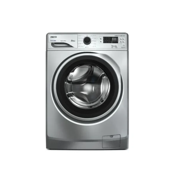 Zanussi Perlamax ZWF8240SS6 Digital Fully Automatic Front Loading Washing Machine, 8 kg, Silver - 914909454