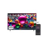 ال جي شاشه، 65 بوصة، 4K UHD، LED، ريسيفر مدمج، 65UA85006LA - أسود